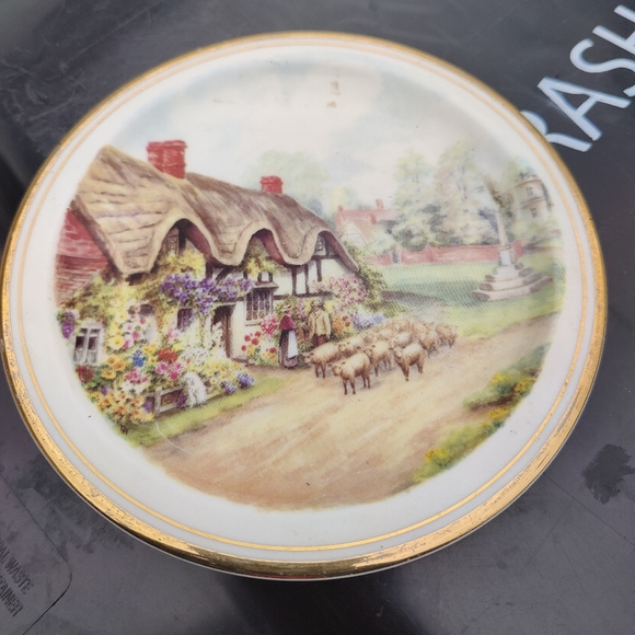 Royal Kent Bone China Decorative Plate Made in Staffordshire England She… - Picture 1 of 3